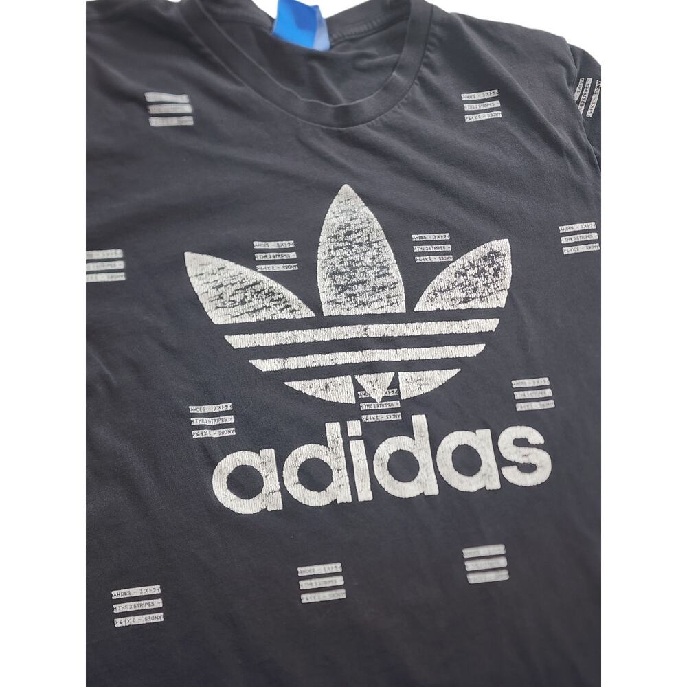 Adidas T Shirt Men Small Youth XL Trefoil Logo Graphic Streetwear Short Sleeve - Picture 5 of 9